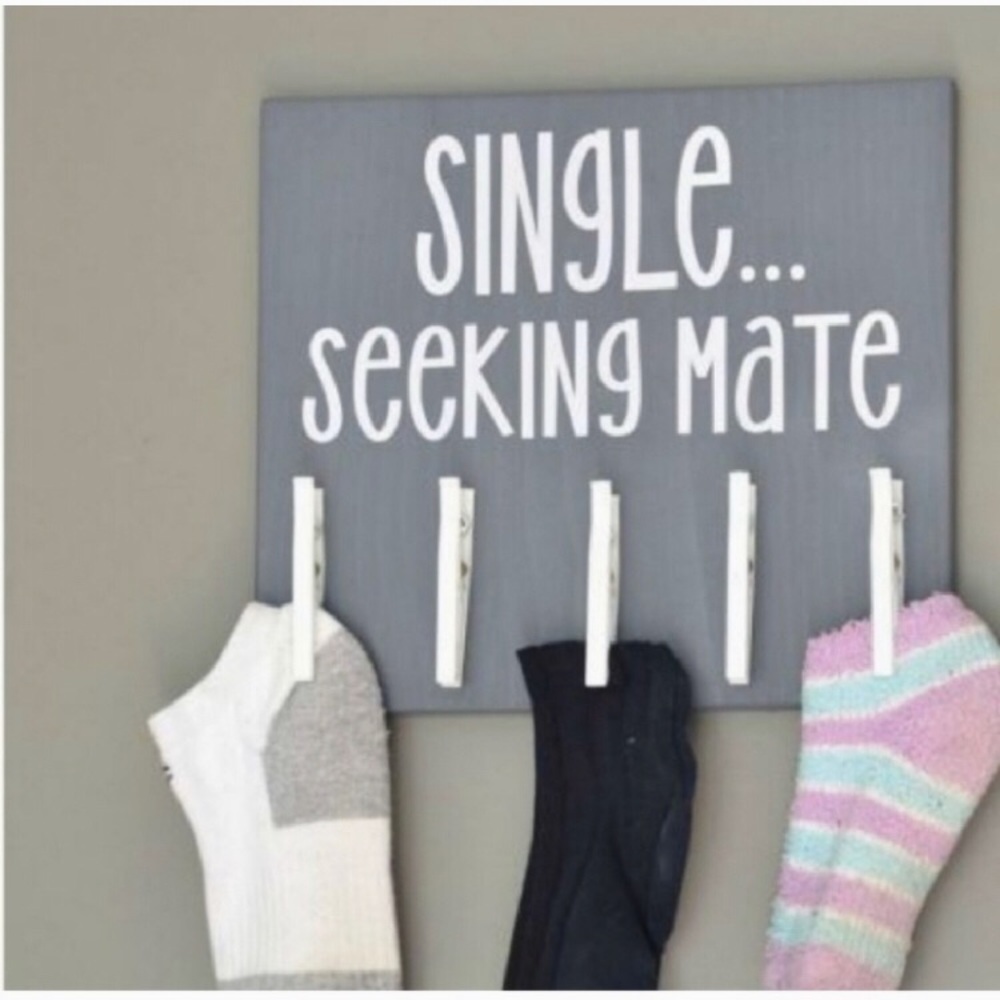“Single Seeking Mate” Wooden Home Decor